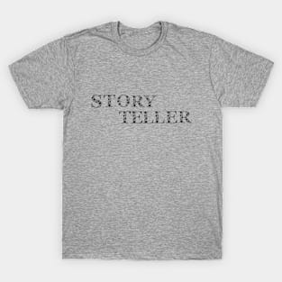 Star Storyteller Letters - Black T-Shirt